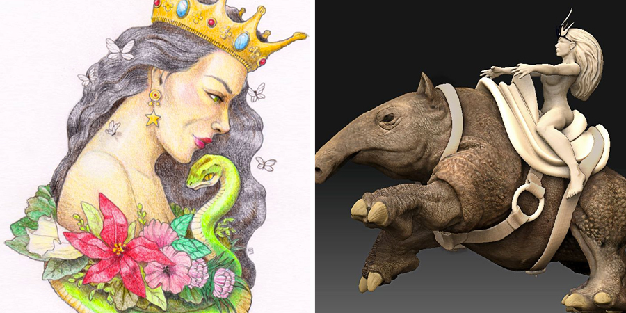 Imágenes de Maria Lionza